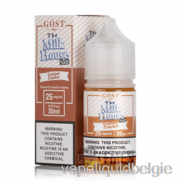 Vape Vloeibare Graham Crackerzouten - Het Melkhuis - Gost Damp - 30 Ml 25 Mg